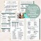 bloom daily planners 2026 Hard Cover Weekly & Monthly Planner, 5.5" x 8.25", Eucalyptus, White